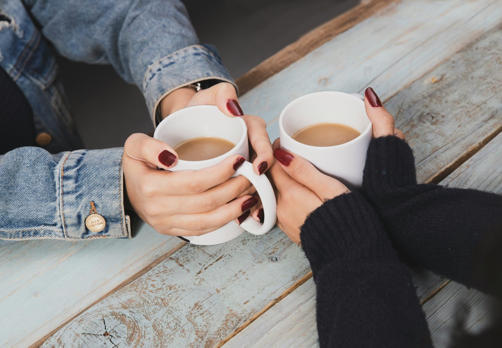 Two women having a conversation
